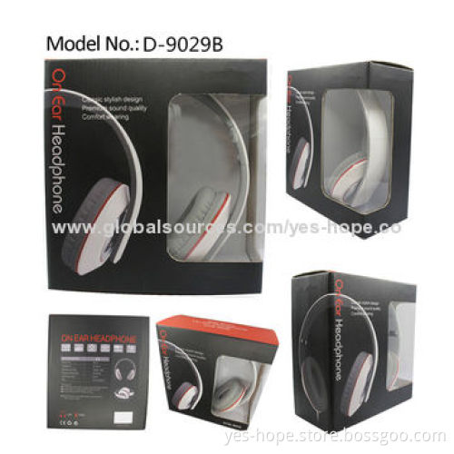 Rubber Finishing Headphones with Mic Deep Bass Headset with CE, RoHS from BSCI Approved FactoryNew
